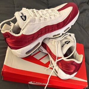 Nike Air Max 95 Red White Sneakers